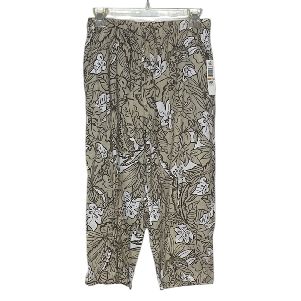 🆕 ERIKA Petite Capri Floral Pants Size PS
